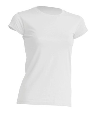 T-Shirt damski JHK 150g biała - PROMOCJA !