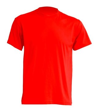 T-shirt męski JHK 150g czerwona - PROMOCJA !